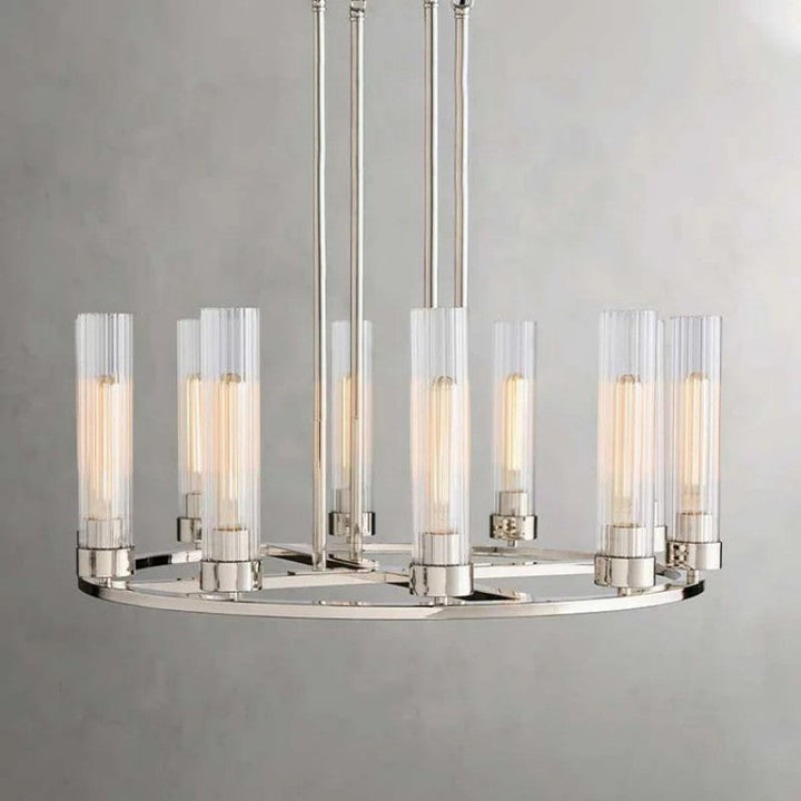 Saxon Round Glass Chandelier