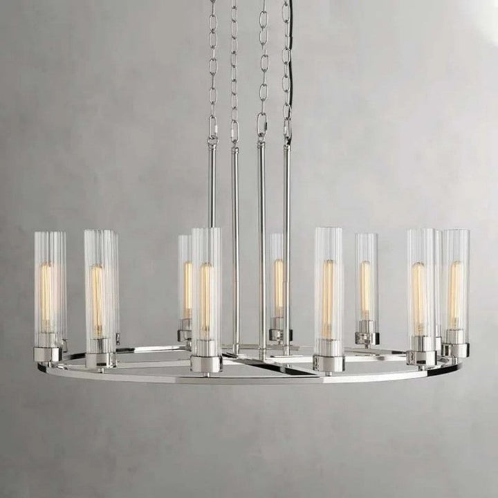 Saxon Round Glass Chandelier