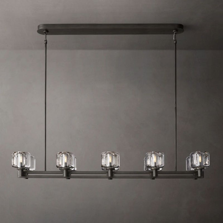 Gindy Crystal Linear Chandelier