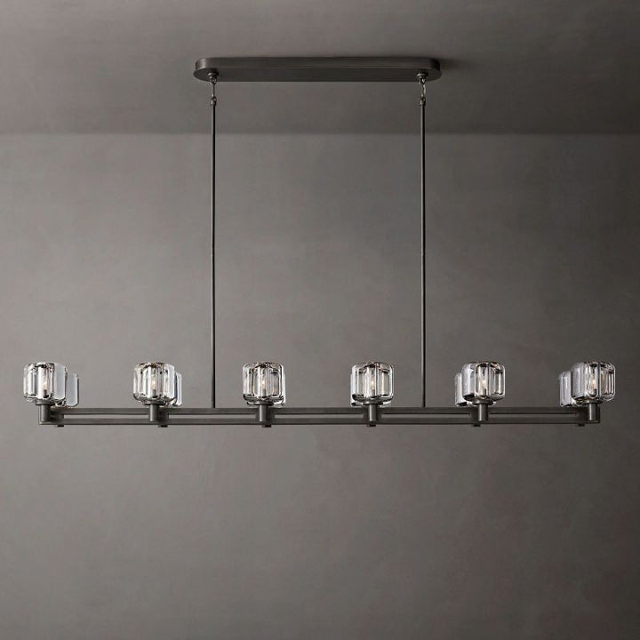 Gindy Crystal Linear Chandelier