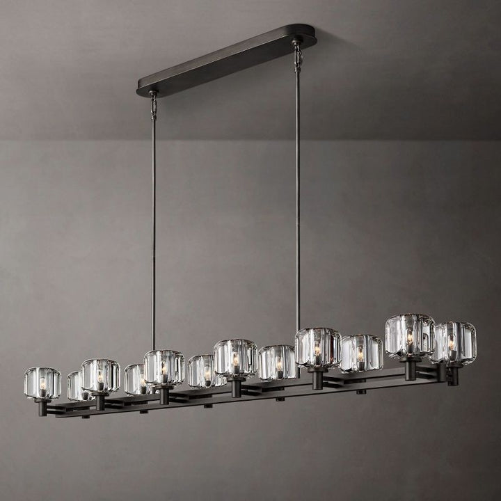 Gindy Crystal Linear Chandelier