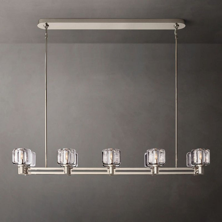 Gindy Crystal Linear Chandelier