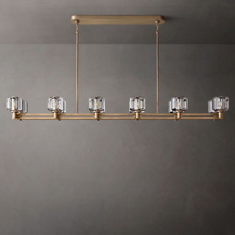 Gindy Crystal Linear Chandelier