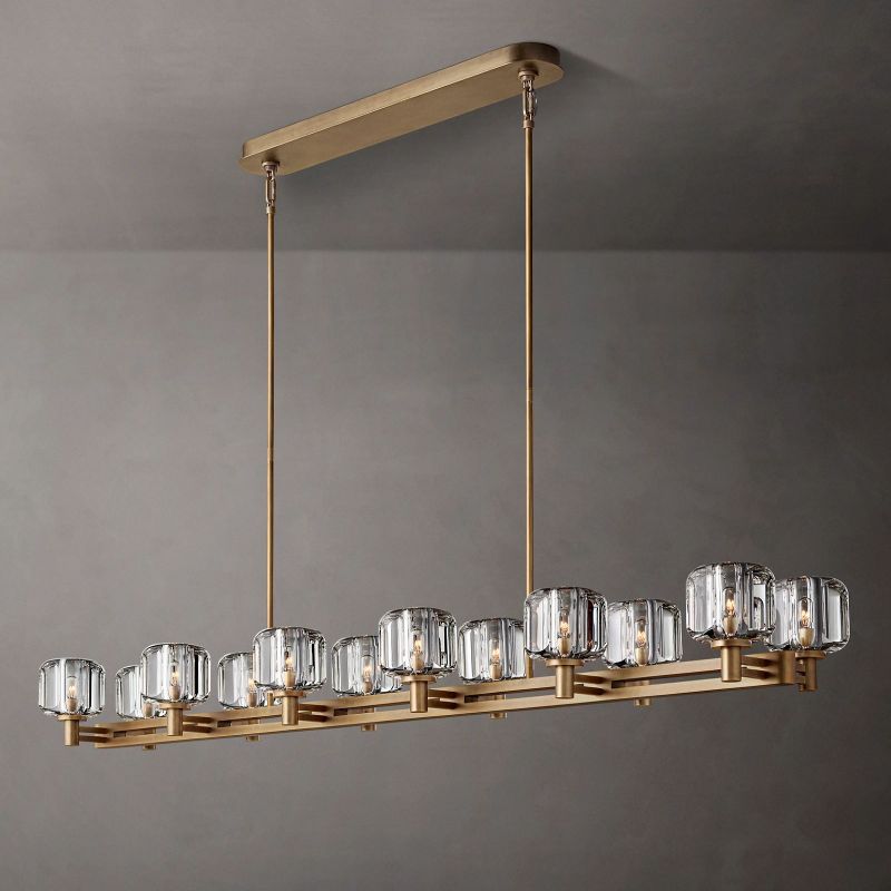 Gindy Crystal Linear Chandelier