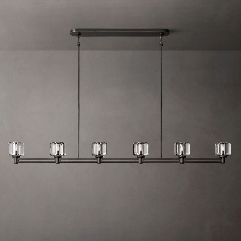 Gindy Crystal Linear Chandelier