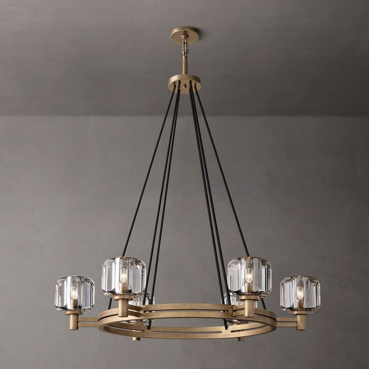 Gindy Crystal Round Chandelier