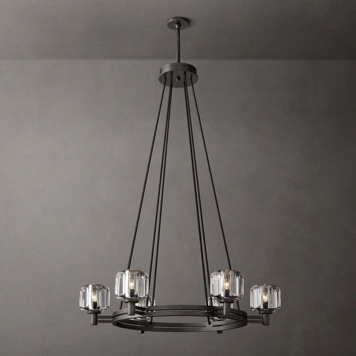 Gindy Crystal Round Chandelier