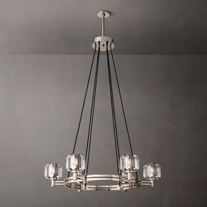 Gindy Crystal Round Chandelier