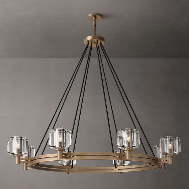 Gindy Crystal Round Chandelier