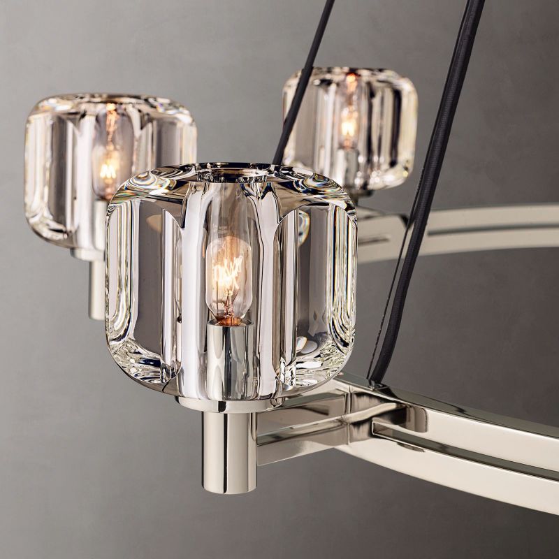 Gindy Crystal Round Chandelier