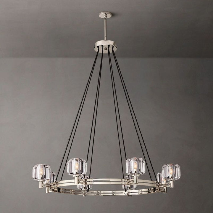 Gindy Crystal Round Chandelier