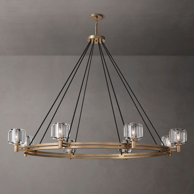 Gindy Crystal Round Chandelier