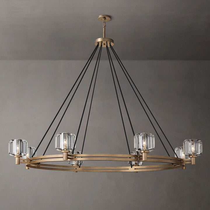 Gindy Crystal Round Chandelier