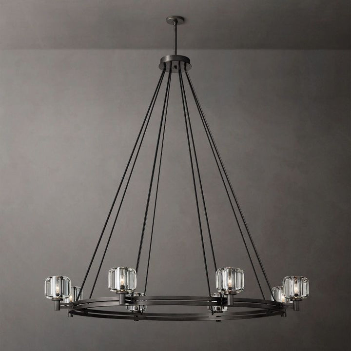 Gindy Crystal Round Chandelier