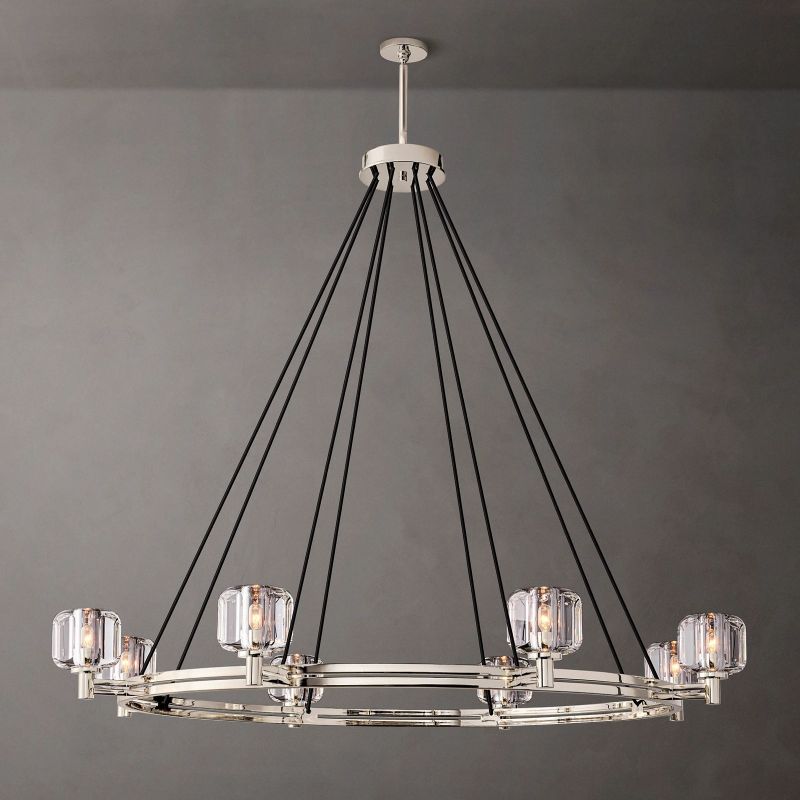 Gindy Crystal Round Chandelier