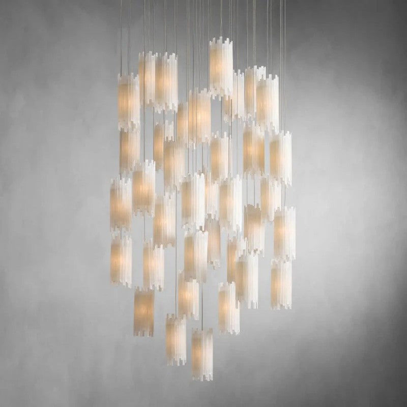 Setlla Alabaster Round Chandelier