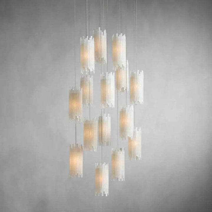Setlla Alabaster Round Chandelier