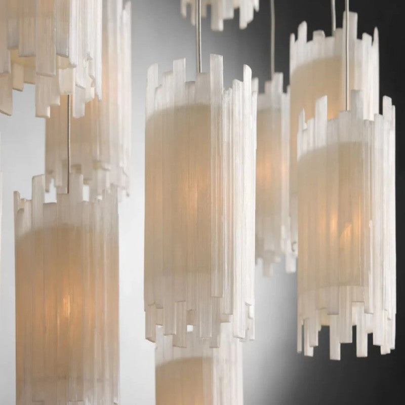 Setlla Alabaster Round Chandelier