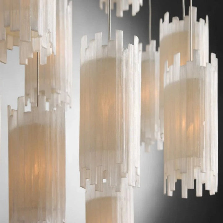 Setlla Alabaster Round Chandelier