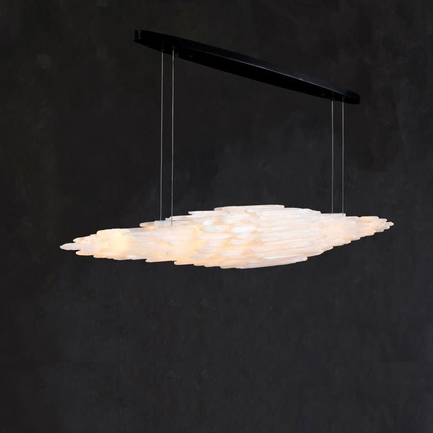 Shahida Selenite Chandelier