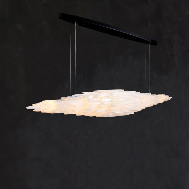 Shahida Selenite Chandelier
