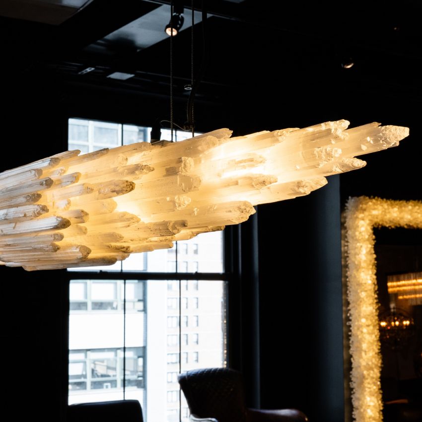 Shahida Selenite Chandelier