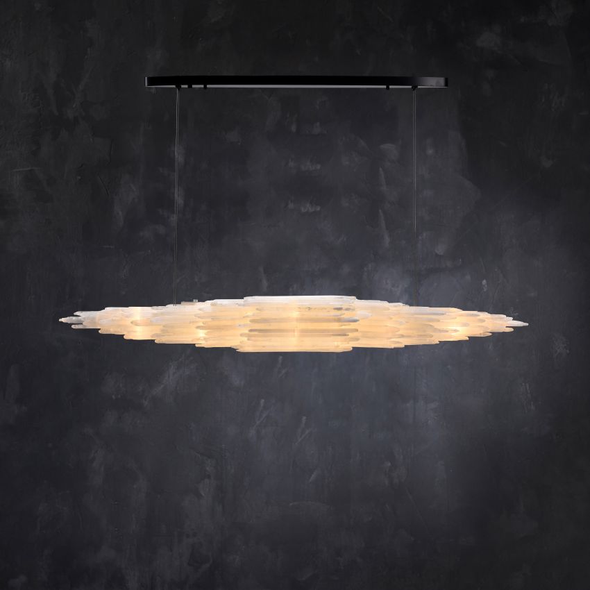 Shahida Selenite Chandelier