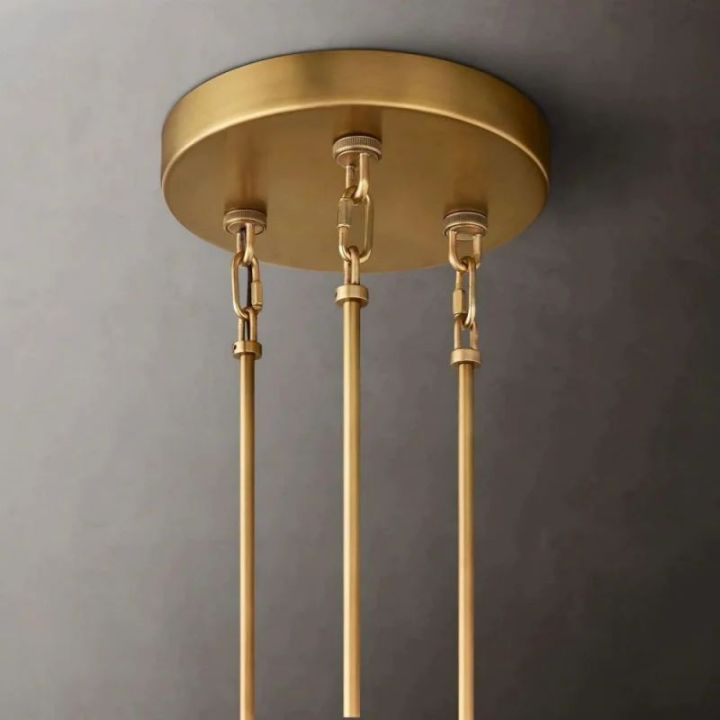 Shakiesha Glass Round Chandelier 65"