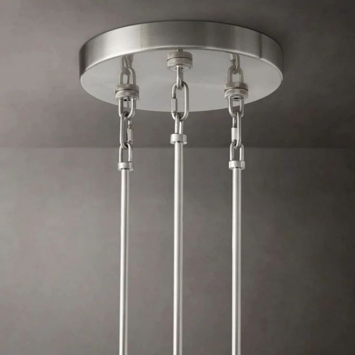 Shakiesha Glass Round Chandelier 65"