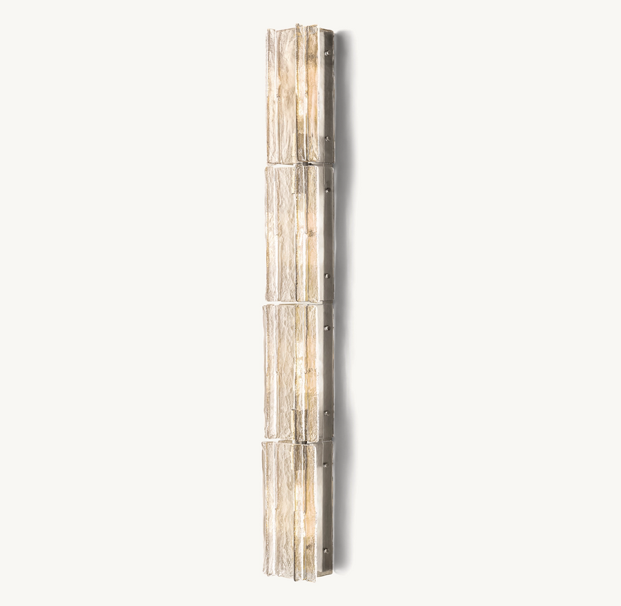 Sharon Clear Glass Grand Sconce