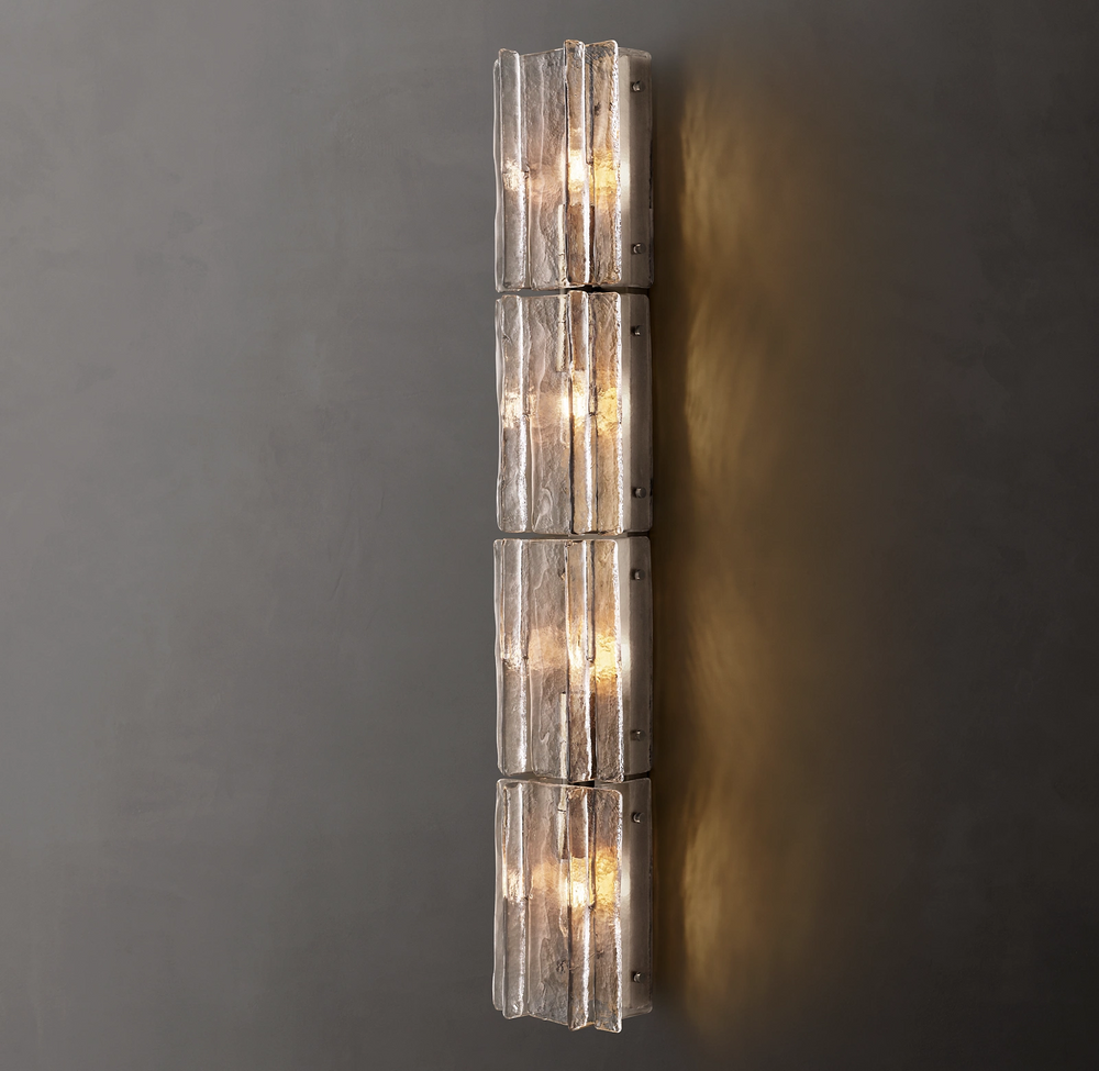 Sharon Clear Glass Grand Sconce