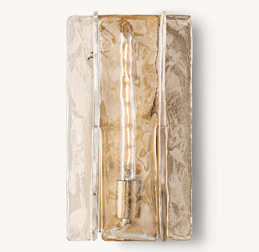 Sharon Clear Glass Sconce 15"