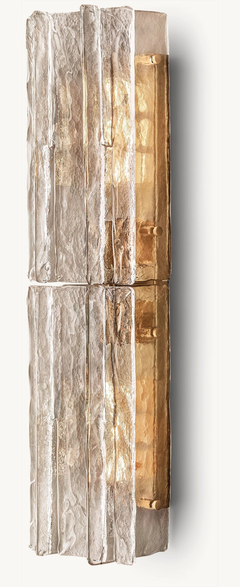 Sharon Smoke Glass Sconce 30"