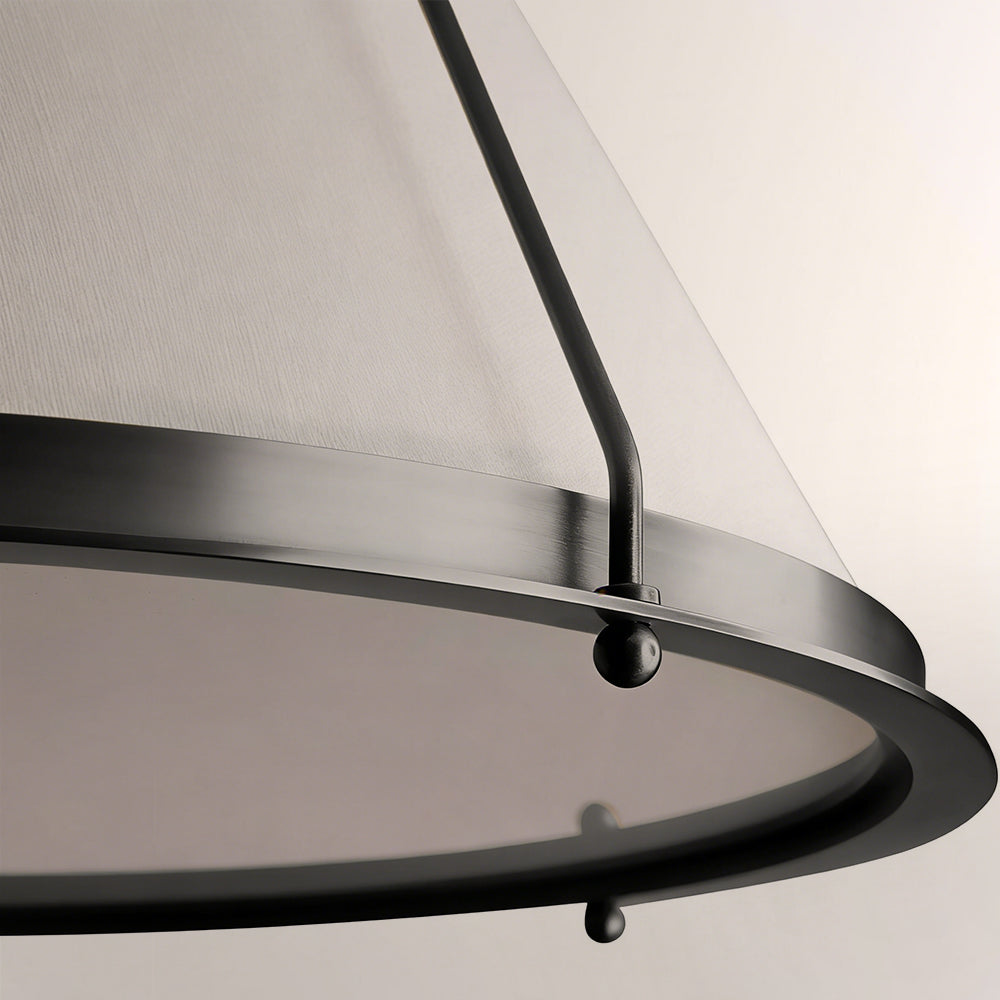 Sheirz Linen Flush Mount