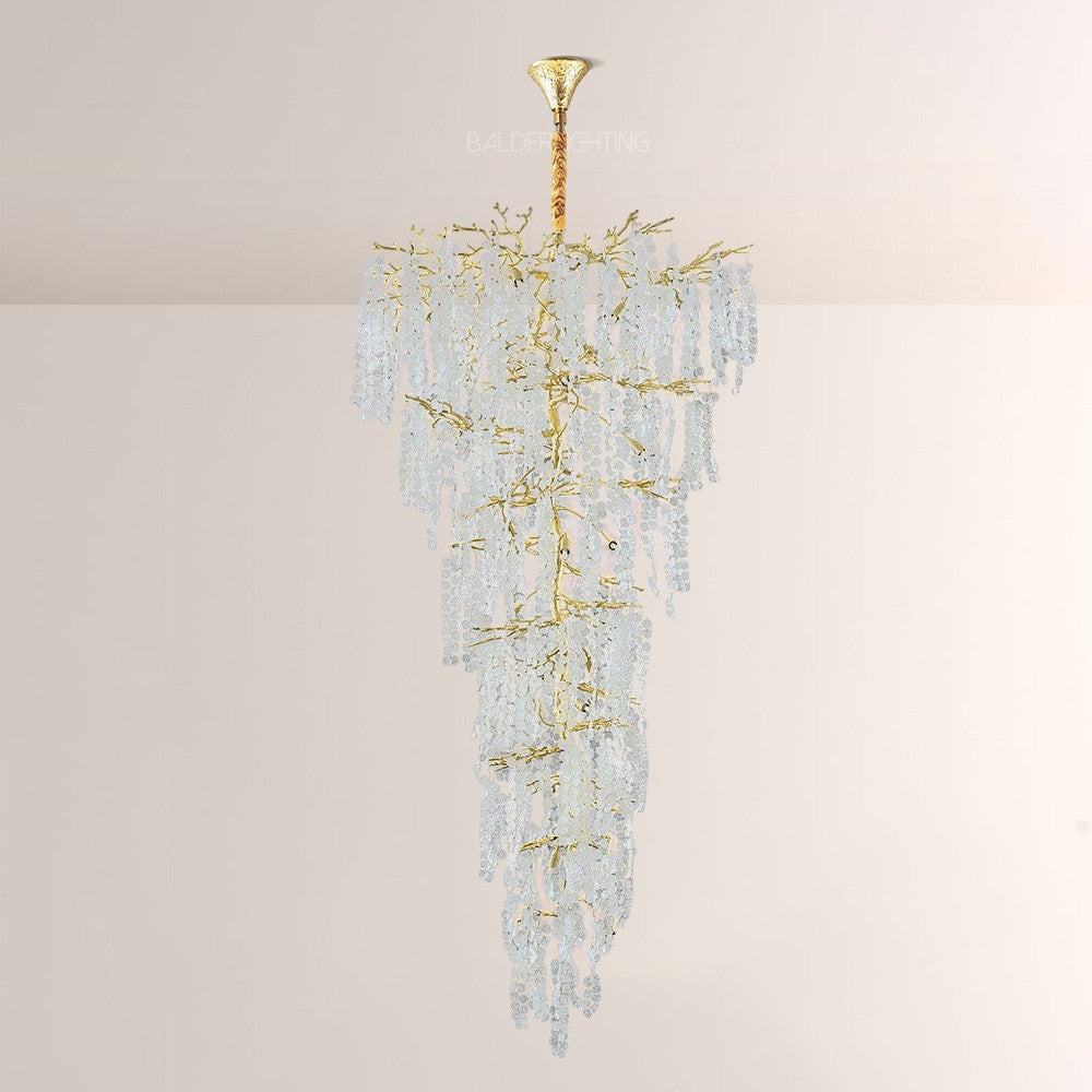 Shiro Noda Crystal Tree Branch Chandelier 95