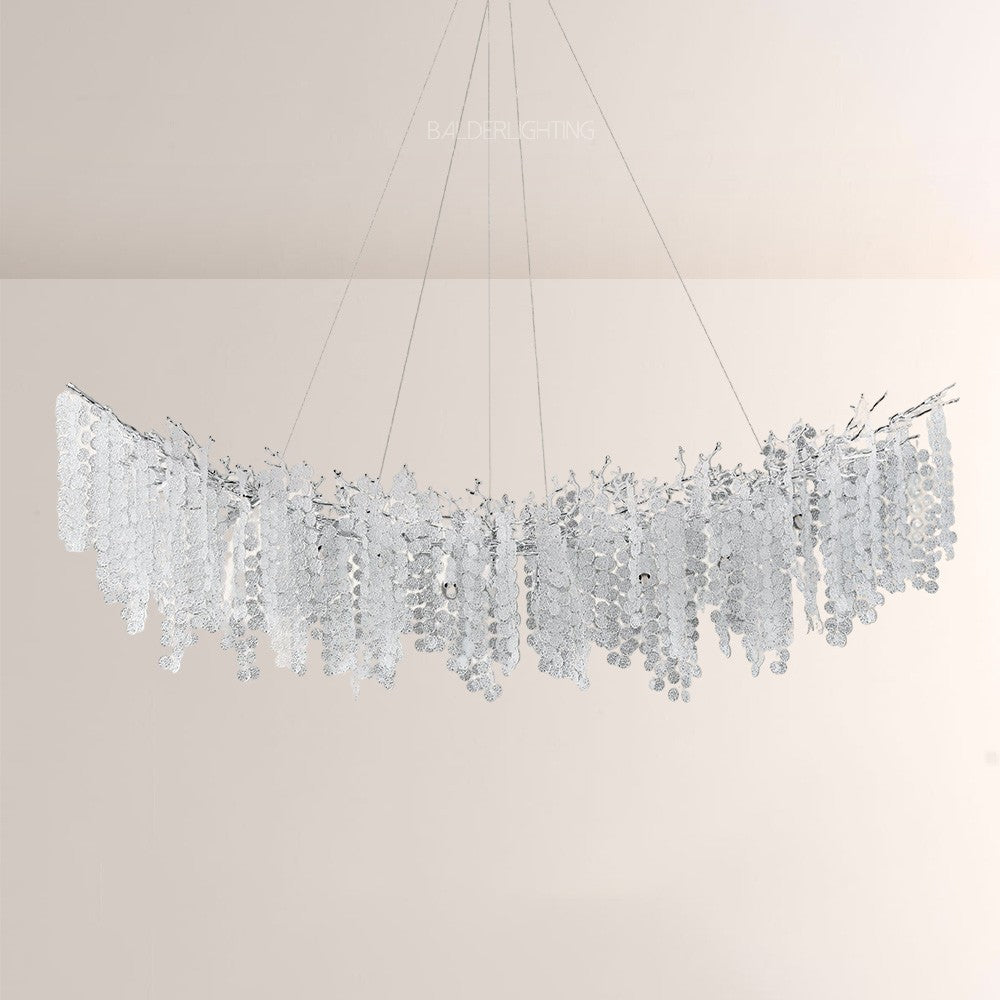 Shiro Noda Crystal Tree Branch Linear Chandelier 72