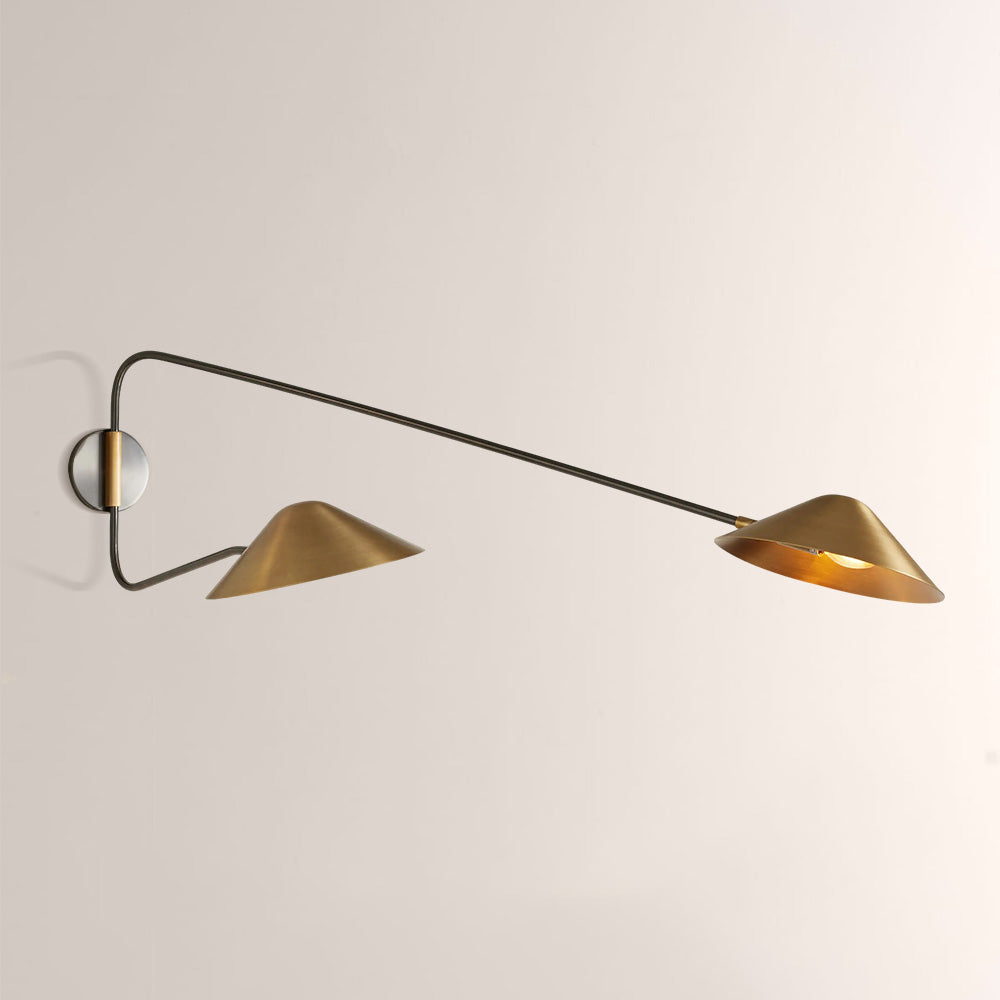 Sivans Long Arm 2-Light Wall Sconce