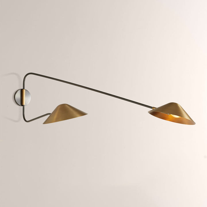 Sivans Long Arm 2-Light Wall Sconce