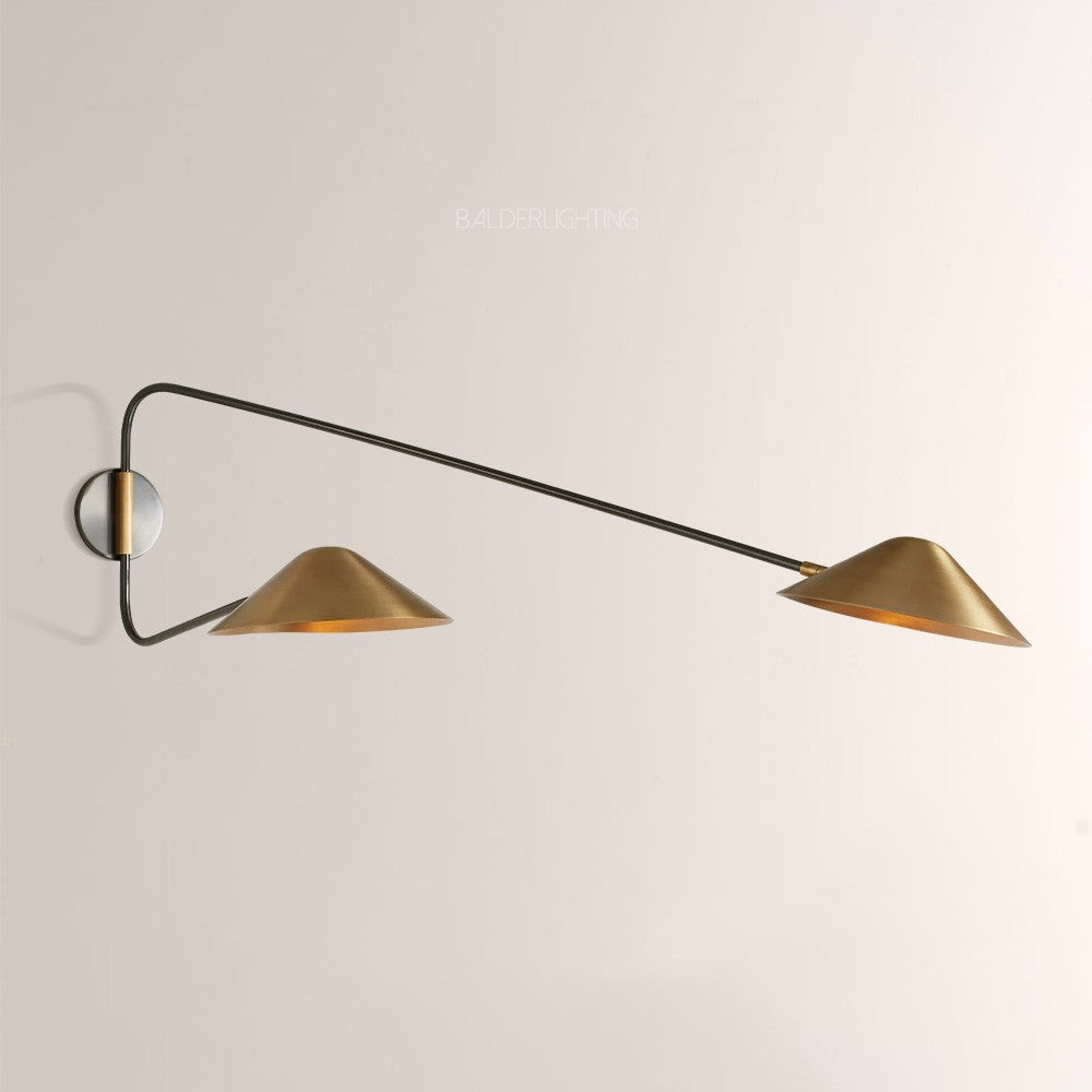 Sivans Long Arm 2-Light Wall Sconce