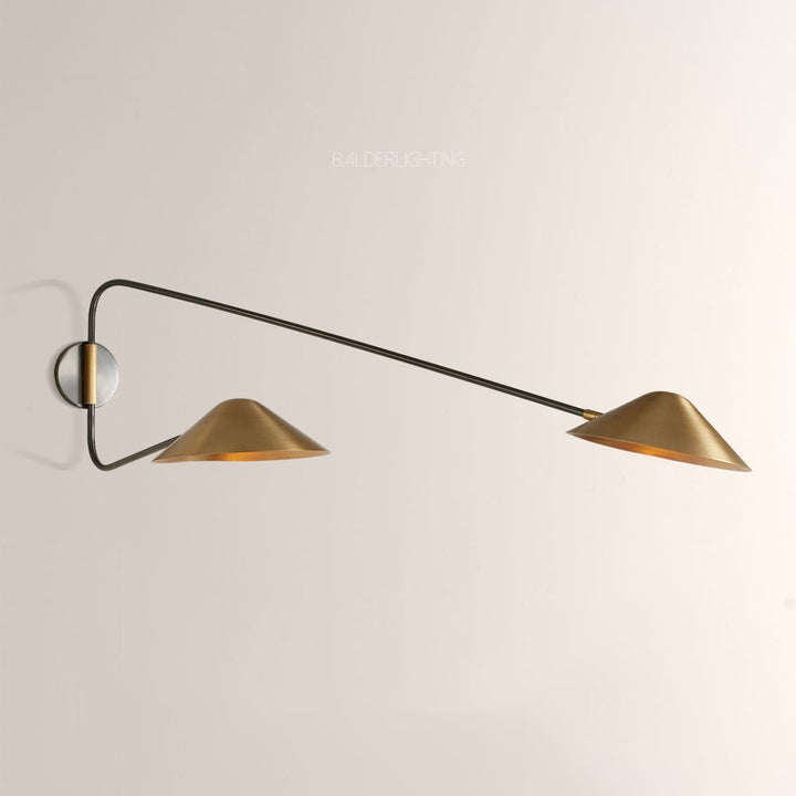 Sivans Long Arm 2-Light Wall Sconce