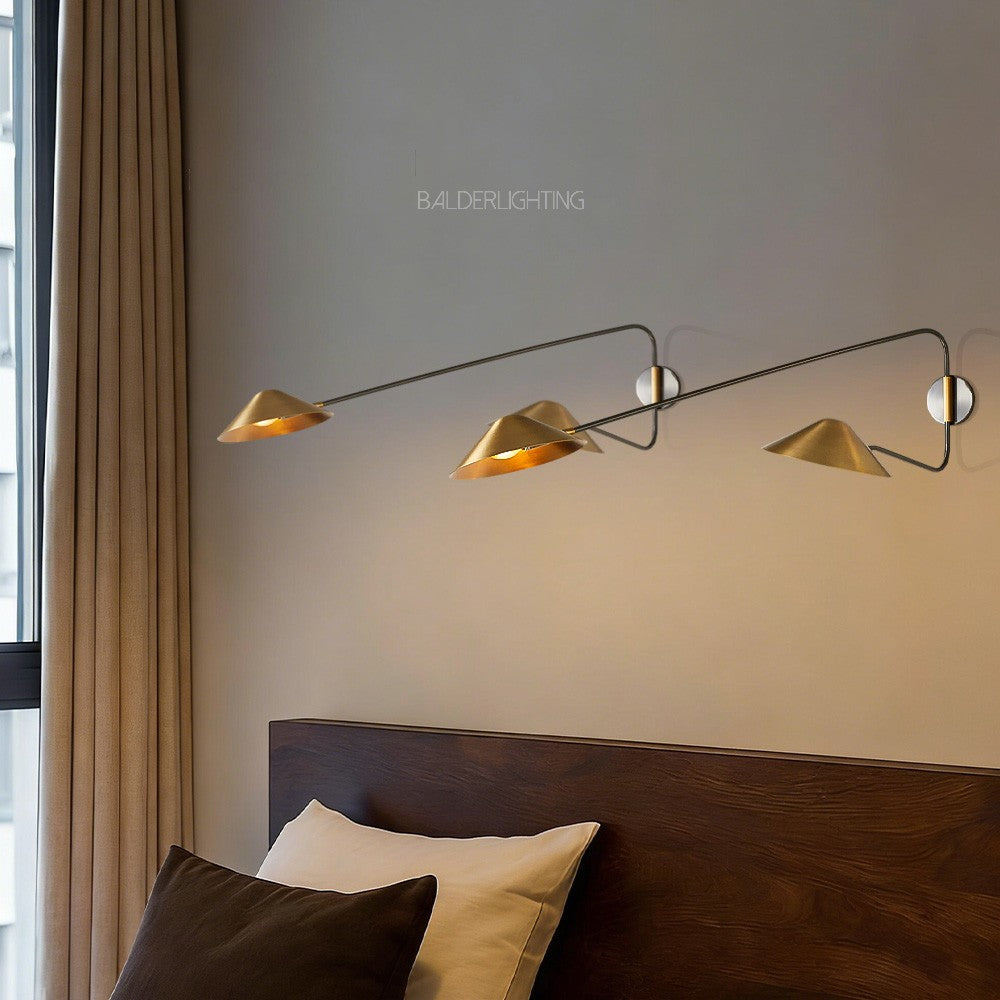 Sivans Long Arm 2-Light Wall Sconce