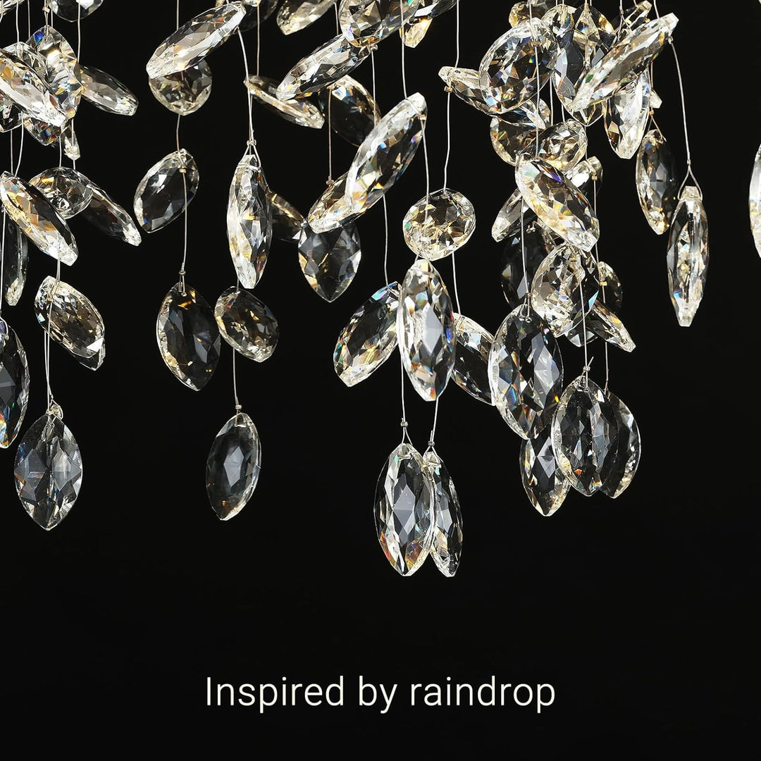 Small Rain Tree Branch Chandelier 23" 47"