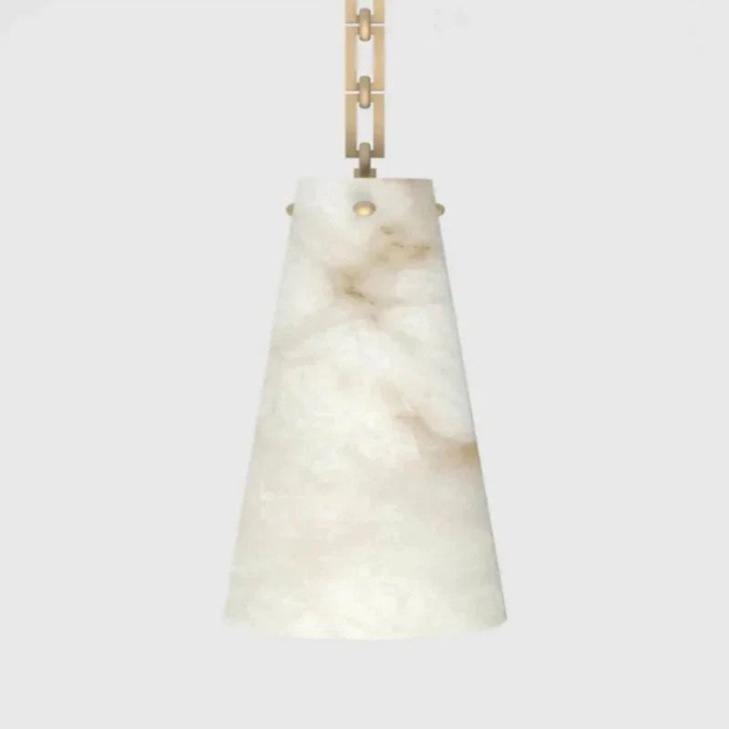 Alabaster Contemporary Vintage 5-Light Pendant