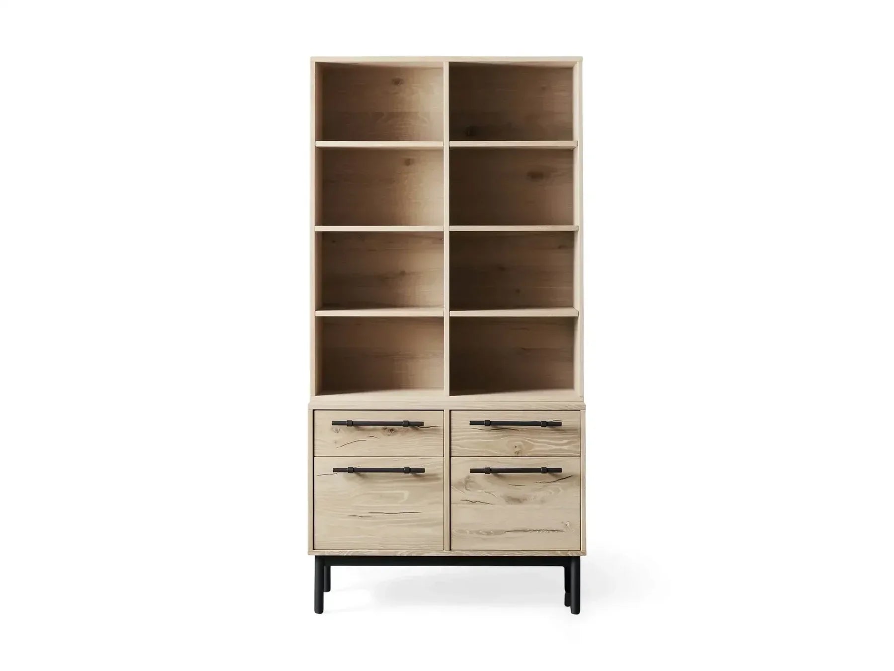 Sullivan Single Bookcase with File Base,Bookcase with Drawer File ...