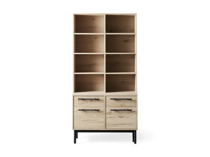 Sullivan Single Bookcase with File Base