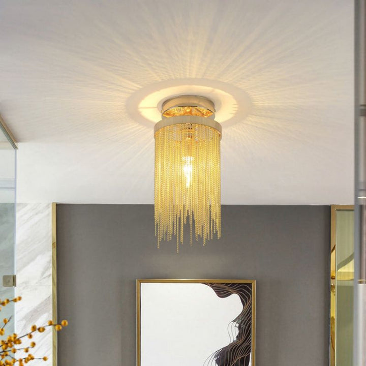 Tassel Aluminum Flushmount for House