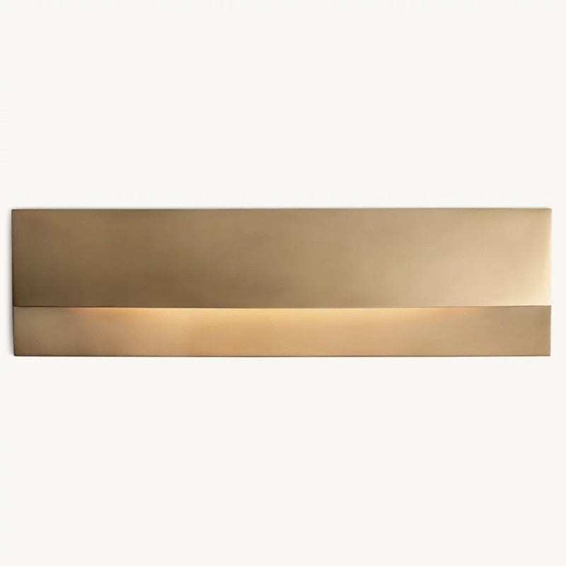 Horizontal Rectangular Sconce Tazier Horizontal Rectangular Sconce,Restoration Hardware,Bathroom ...