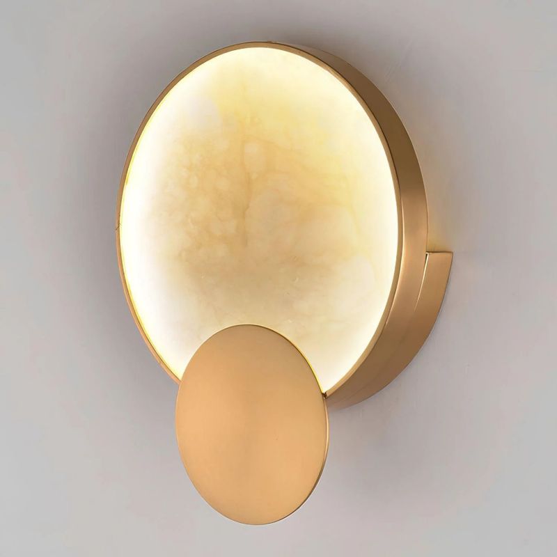 Terre Sve Alabaster Wall Sconce