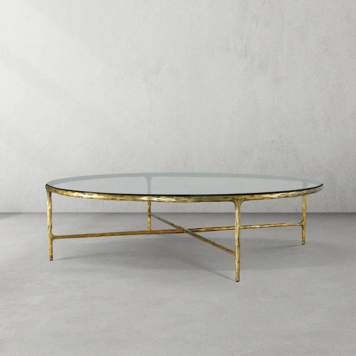 Thaddeus Glass Round Coffee Table
