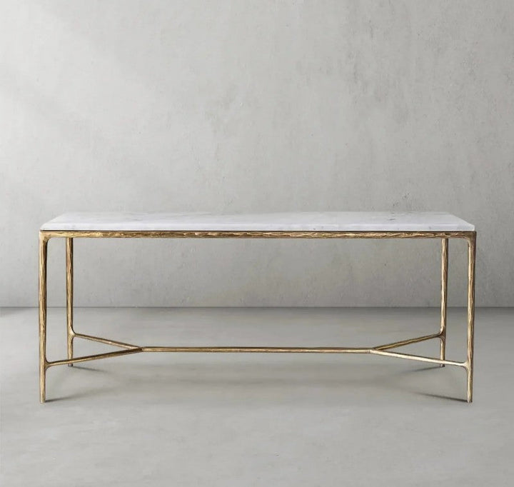 Thaddeus Rectangle Marble Desk